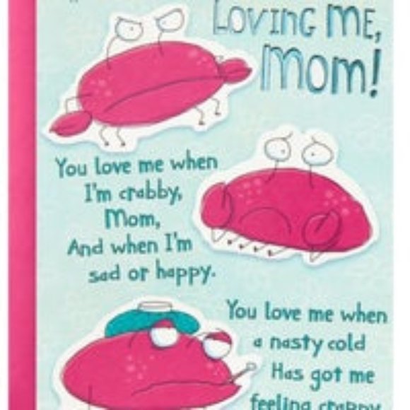 Thanks for Loving Me Funny Pop-Up Birthday Card for Mom - Picture 1 of 4